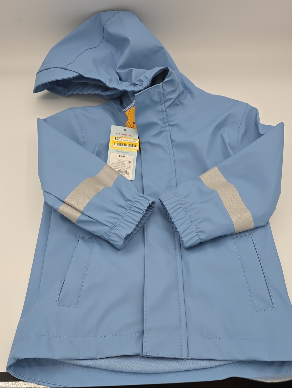Cat & Jack Blue Toddler Raincoat Size 12 Months